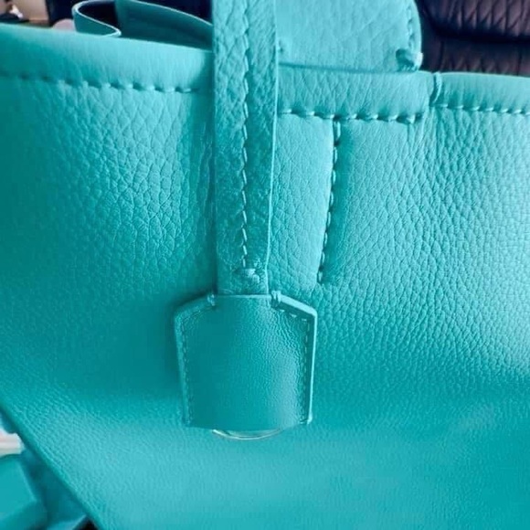 ❤️Tiffany Tote bag in blue leather ❤️ - Picture 4 of 8